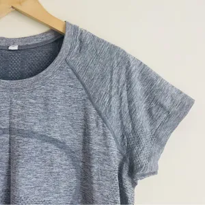 Lululemon Swiftly Tech Short Sleeve Top Gray Size 12 Seamless Athletic Tee thumbnail 6