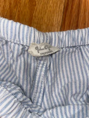 John Galt white and blue striped pants  thumbnail 2