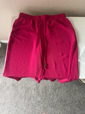 New York Clothing Company Bright Fuchsia Elastic Waist Pants thumbnail 9