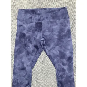 lululemon Women's Align High-Rise 25 Tie Dye Blue Stretch Knit Yoga Leggings 20 thumbnail 2