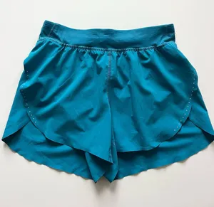 lululemon athletica Fast & Free High-Rise Classic Fit Split Short 3” - XS Blue thumbnail 1