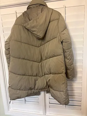 Steve‎ Madden Tan Longer Length Puffer Coat Size XL thumbnail 2