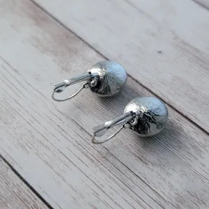 Turquoise Tone & Silver Tone Dangle Earrings for Pierced Ears thumbnail 9