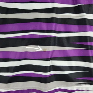 Greg Norman Womens Athletic‎ Tank Top S Purple White Stripes Collared Jersey thumbnail 4