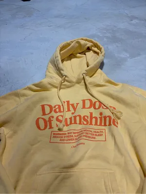 Our seasns Daily Dose Of Sunshine Yellow Hoodie Sweatshirt small thumbnail 2