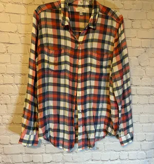 Lucky Brand Flannel Shirt, XL thumbnail 1