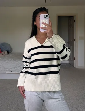 Amazon Sweater Striped thumbnail 1