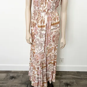 [Vici Collection] Call Away Floral Maxi Dress Smocked Bodice NWOT Tiered Size XL thumbnail 7
