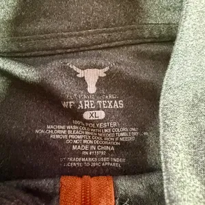 Texas Longhorns Quarter Zip Pullover Men XL Gray Burnt Orange NCAA Performance thumbnail 5