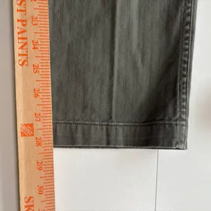 Madewell High Rise Utility Pants Green Herringbone‎ Cotton Blend Women's Size 26 thumbnail 8