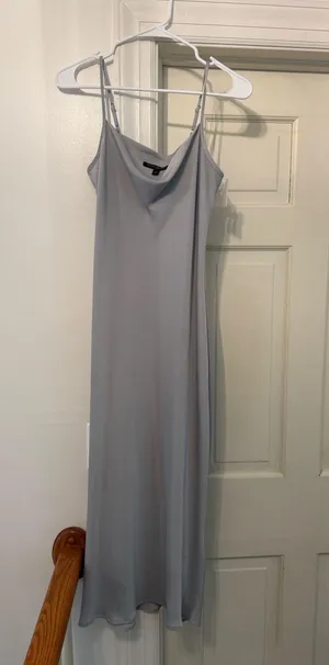 Banana Republic Midi Satin Slip Cowl neck Dress thumbnail 1