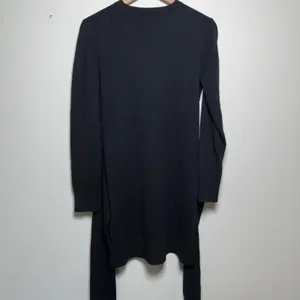 Michael Kors Collection Women 100% Cashmere Sweater Black Tie Waist Avant Guard thumbnail 6