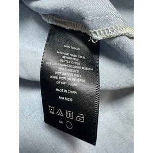Kut from the Kloth Womens Denim Jean Button Up Shirt MEDIUM Blue thumbnail 6