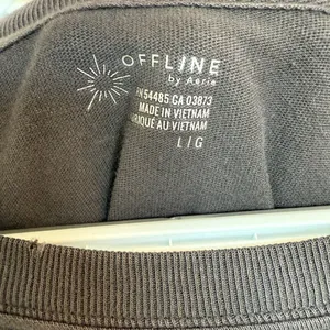 Offline by Aerie Long Sleeve Crop Top Large thumbnail 4