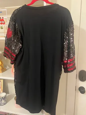 Sequin Jersey Dress Boutique Game Day thumbnail 2