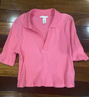 H&M Pink Crop Top thumbnail 1