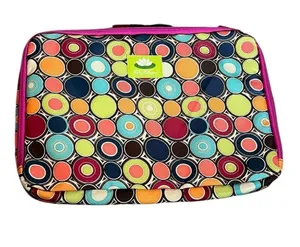 Lily Bloom Laptop Travel Bag Multicolor Circle thumbnail 1