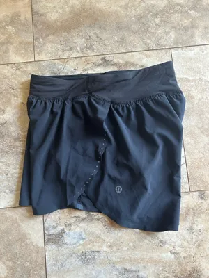 Lululemon Black Fast And Free Shorts 3" thumbnail 3