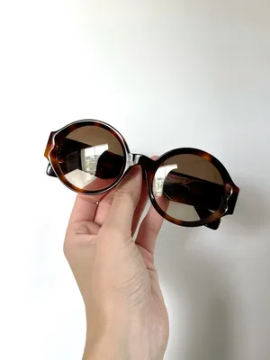 Loewe Story Round Frame Tortoiseshell Acetate Sunglasses thumbnail 2