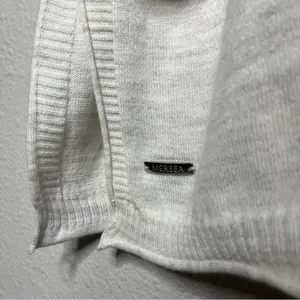 Mersea Heathered Cream Black Stripe Catalina Crewneck Sweater One Size thumbnail 6
