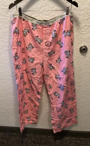 Life is Good Pink Printed women’s Pajama Bottoms thumbnail 1