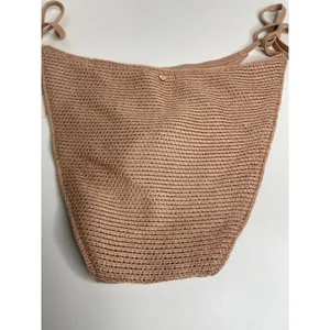 NEW Victorias Secret Bikini Bottoms Tan Crochet Size XL thumbnail 8
