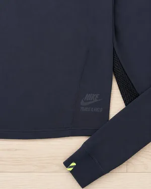 Nike Track & Field Women's Athletic Long Sleeve Crop Top Mesh Back S thumbnail 2