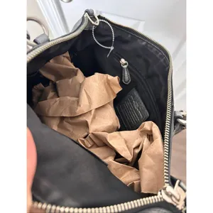 Coach F31409 Small Kelsey Metallic Platinum Leather Satchel Crossbody thumbnail 4