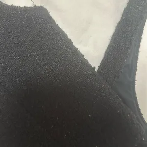 Abercrombie & Fitch Tweed Cropped Black Top thumbnail 3