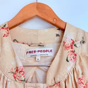Free People‎ Rory Bomber Jacket Floral Boho Summer Spring Cowboy Roadtrip XS thumbnail 6