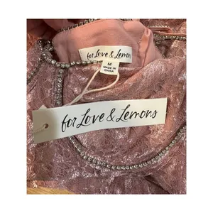 For Love & Lemons Shai Maxi Dress Dusty Pink Size Medium NWT Feminine Romantic thumbnail 4