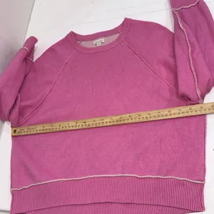 Anthropologie Pilcro Pink Oversized Cozy Coquette Balletcore Sweater Size XXS thumbnail 13