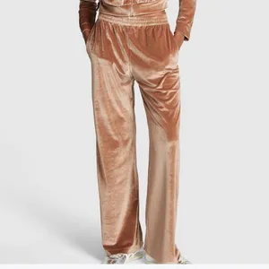 Pink Velour‎ Shine Logo Wide-Leg Pants thumbnail 5