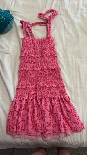 Pink Amazon Mini Dress thumbnail 1