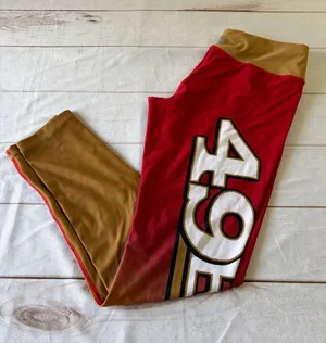 Team Apparel 49ers Women's Leggings thumbnail 1
