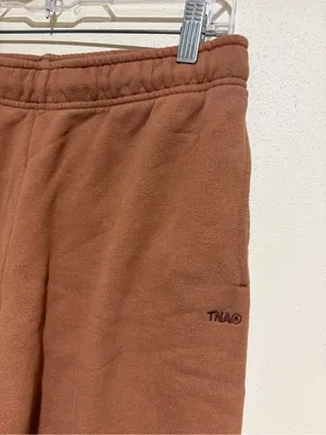 Aritzia TNA Sweatfleece Cozy Fleece Mega Fit Joggers Sweatpants Brown Medium thumbnail 5