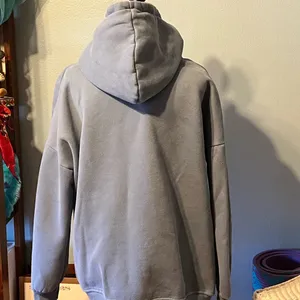 Blue Hoodie Sweater Size M thumbnail 2