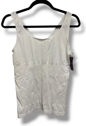 Yummie White Seamless Shaping‎ Tank Top Reversible Scoop V Neck Womens 1X 2X NWT thumbnail 1