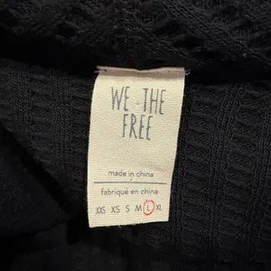 Free People We the Free Black Top Size L thumbnail 5