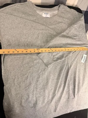 Old Navy SoComfy Tunic Length Sweatshirt Gray XXL NWT thumbnail 1