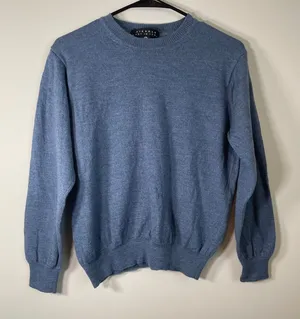 Fiesole‎ Gray Wool Long Sleeve Sweater Size M thumbnail 1