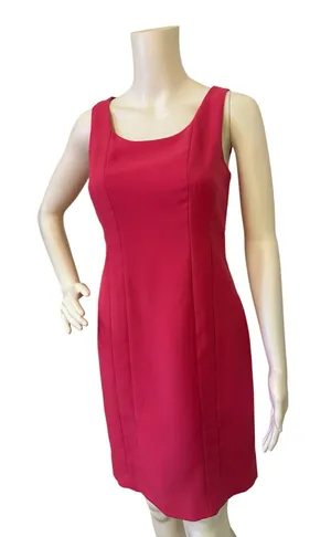 Halogen Sleek Sleeveless Pink Sheath Dress thumbnail 1