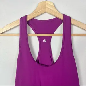 Lululemon Cool Racerback Regal‎ Plum Purple Athletic Tank Top 4 thumbnail 6