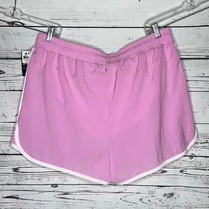 Ideology Performance NWT 2X Purple White Stripe Pull-On Athletic Shorts w Lining thumbnail 2