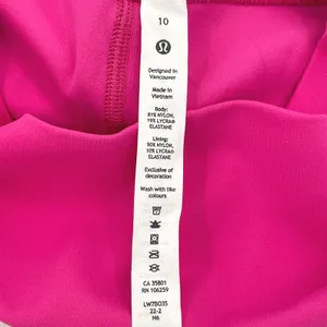 Lululemon Sonic Pink Align High-Rise 8" Biker Shorts Neon Athletic Size 10 NEW thumbnail 7
