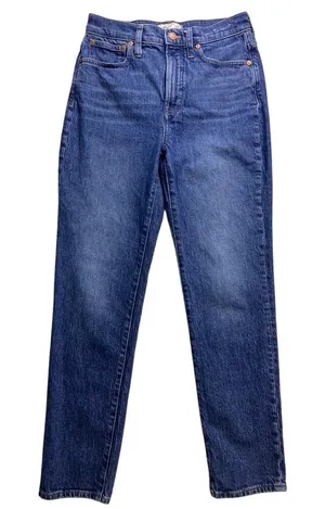 Madewell The Perfect Vintage Jean Women 27 Blue High Rise‎ Straight Leg Denim thumbnail 1