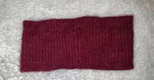 Maroon Ear Warmer Headband Red thumbnail 2