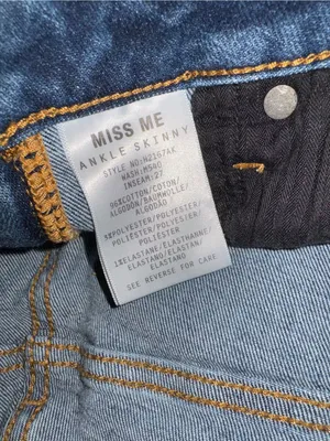 Miss Me Blue Studded Skinny Jeans thumbnail 4