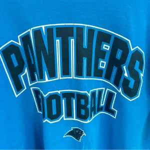 Carolina Panthers NFL Destroyed off the shoulder Tee thumbnail 4