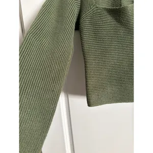 Maeve Green Square Neck Wide-Sleeve Sweater XXS thumbnail 7